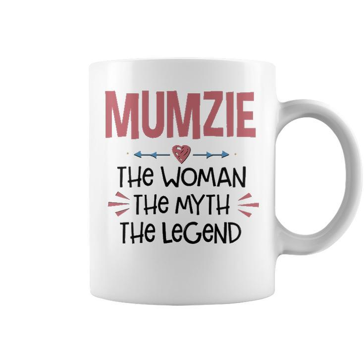 Mumzie Grandma Gift   Mumzie The Woman The Myth The Legend Coffee Mug
