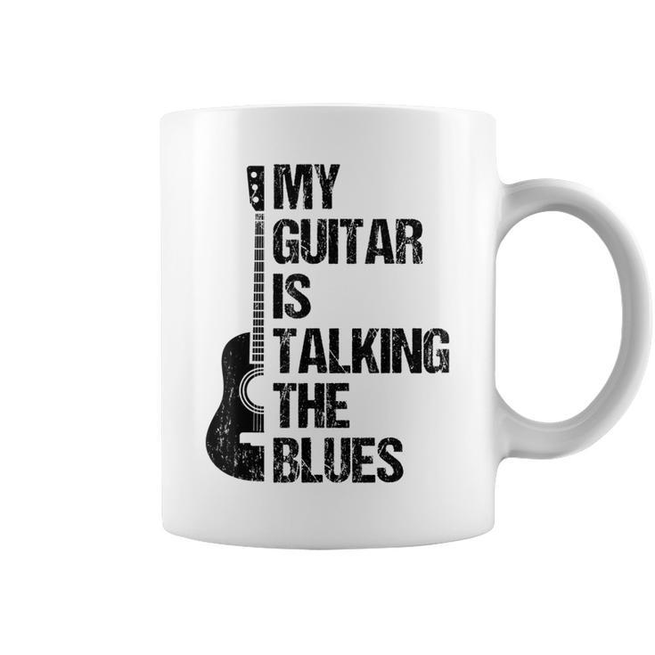 My Guitar Is Talking The Blues - Music Genre Guitarist  Coffee Mug