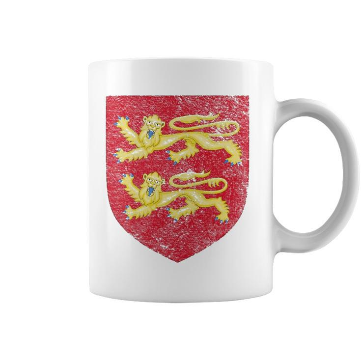 Normandy Coat Of Arms Flag France Norman Two Leopards Coffee Mug