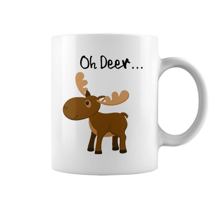 Oh Deer Cute Deer Save Wildlife Coffee Mug