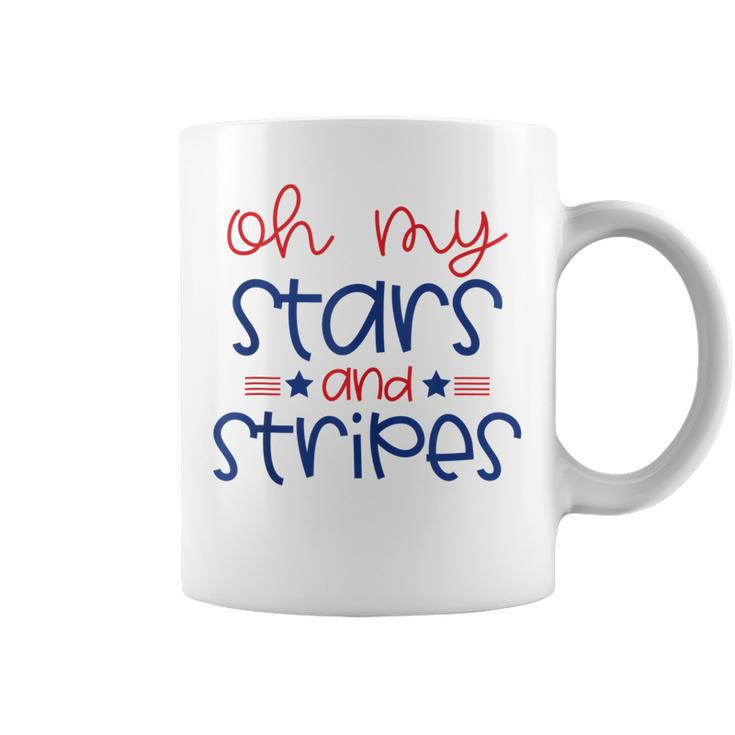 Oh My Stars And Stripes Fourth Of July  For Women Kids  V2 Coffee Mug