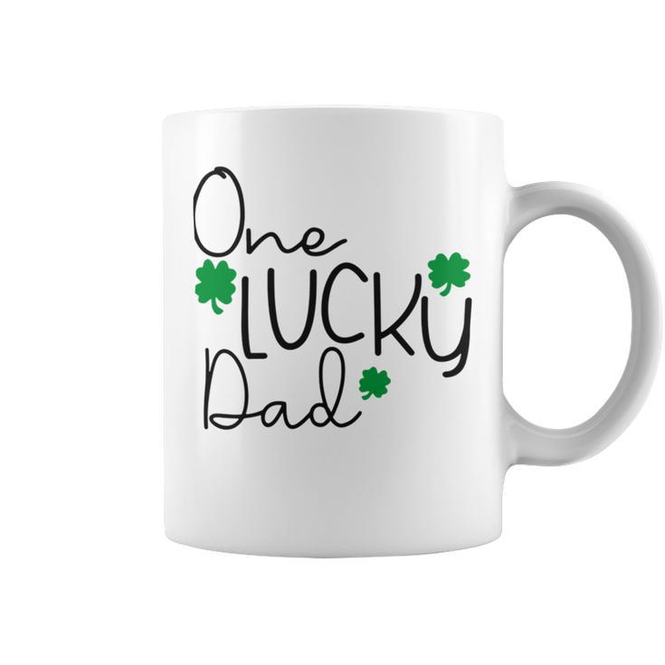 One Lucky Dad Funny St Patrick Day Coffee Mug