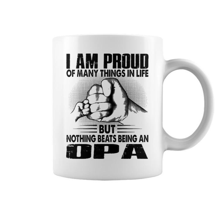 Opa Grandpa Gift Nothing Beats Being An Opa Coffee Mug
