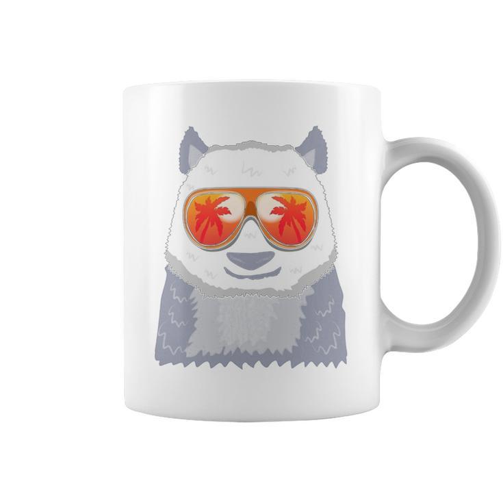 Panda Bear Sunglasses Beach Summer Sleeveless Top 210 Shirt Coffee Mug