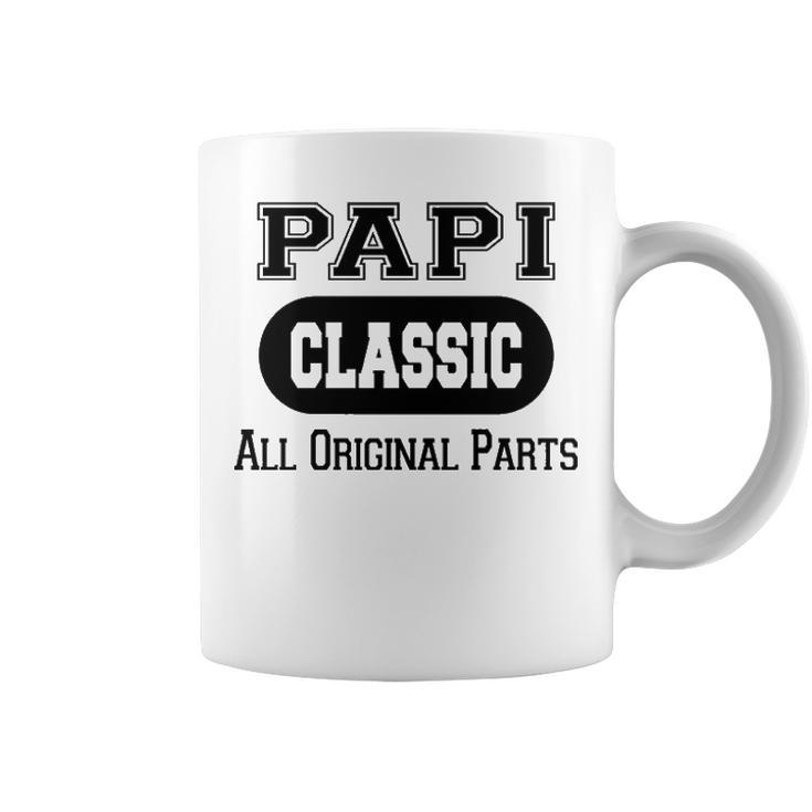 Papi Grandpa Gift   Classic All Original Parts Papi Coffee Mug