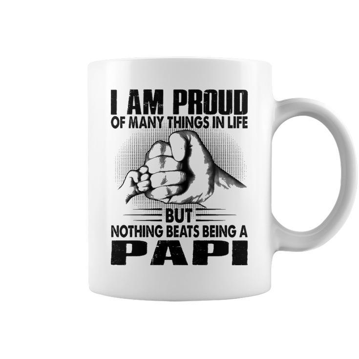 Papi Grandpa Gift   Nothing Beats Being A Papi Coffee Mug