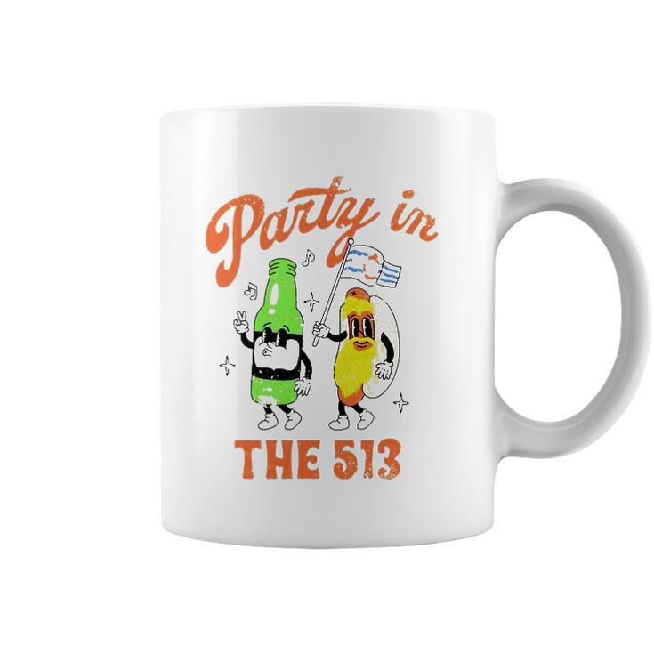 Party In The 513 Baseball Player Coffee Mug
