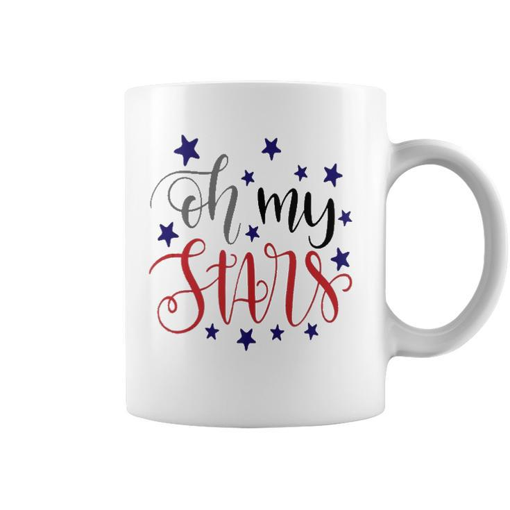 Patriotic Mom July 4Th America Usa Oh My Stars Women  Coffee Mug