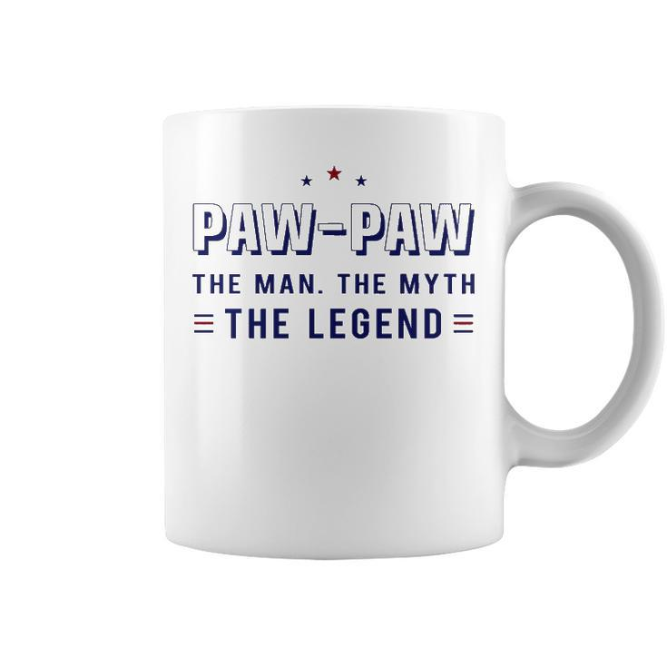 Paw Paw Grandpa Gift   Paw Paw The Man The Myth The Legend V3 Coffee Mug