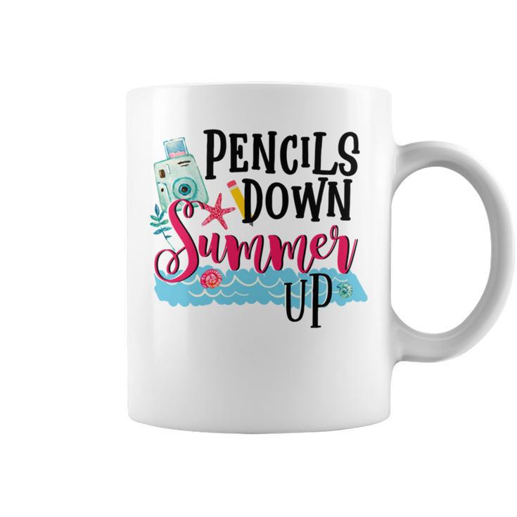 Pencils Down Summer Up Coffee Mug