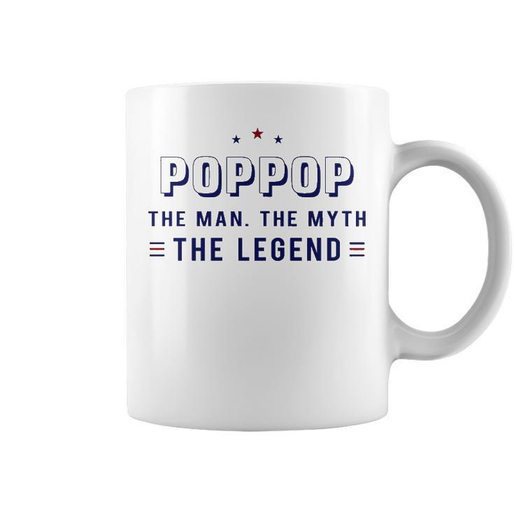 Pop Pop Grandpa Gift   Pop Pop The Man The Myth The Legend V3 Coffee Mug