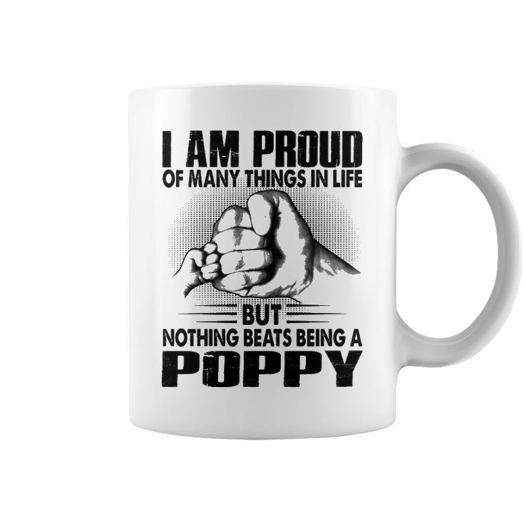 Poppy Grandpa Gift   Nothing Beats Being A Poppy Coffee Mug