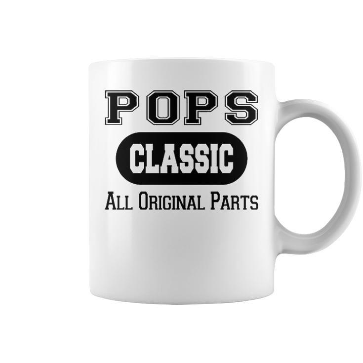 Pops Grandpa Gift   Classic All Original Parts Pops Coffee Mug