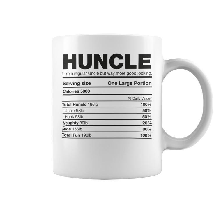 Premium Huncle Like A Regular Uncle But Way More Good Looking Nutrition Chart Coffee Mug