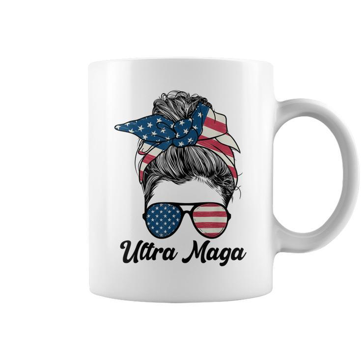 Pro Trump Ultra Mega Messy Bun  Coffee Mug