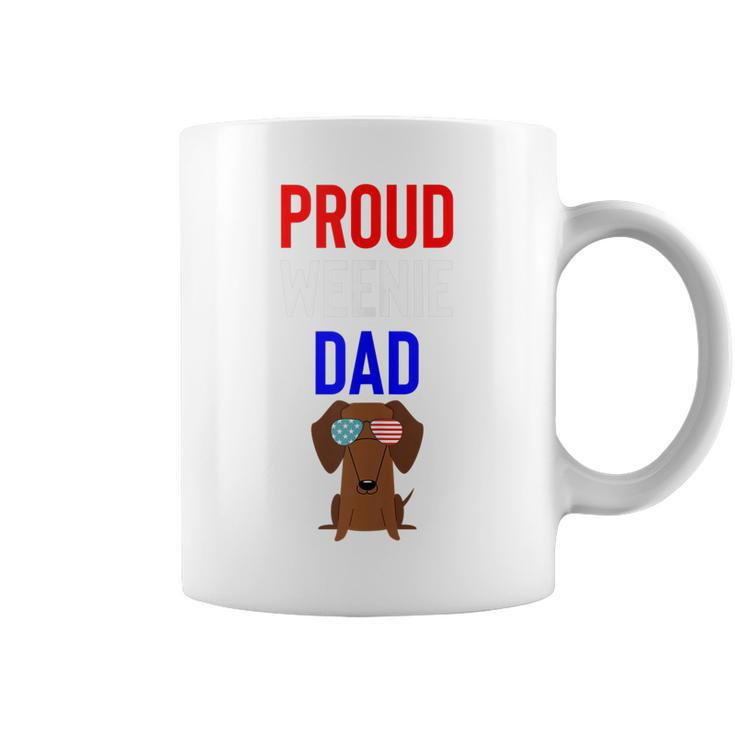 Proud Weenie Dad 4Th Of July Womens Gift  Coffee Mug
