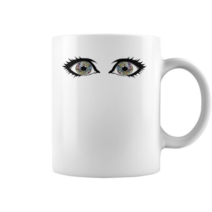 Psychedelic Eyeball Trippy Eyes  Coffee Mug