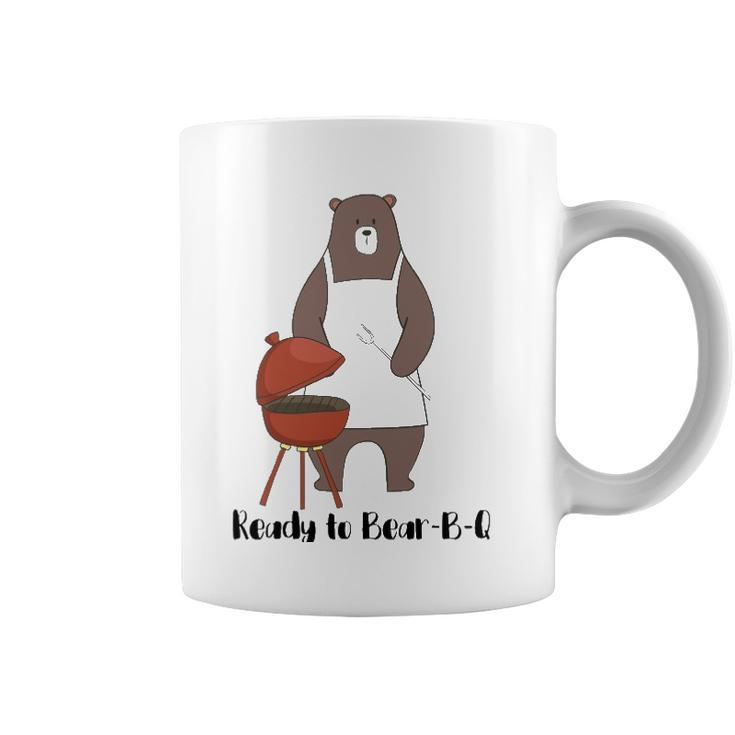 Ready To Bear B Q Funny Bbq Bear Coffee Mug