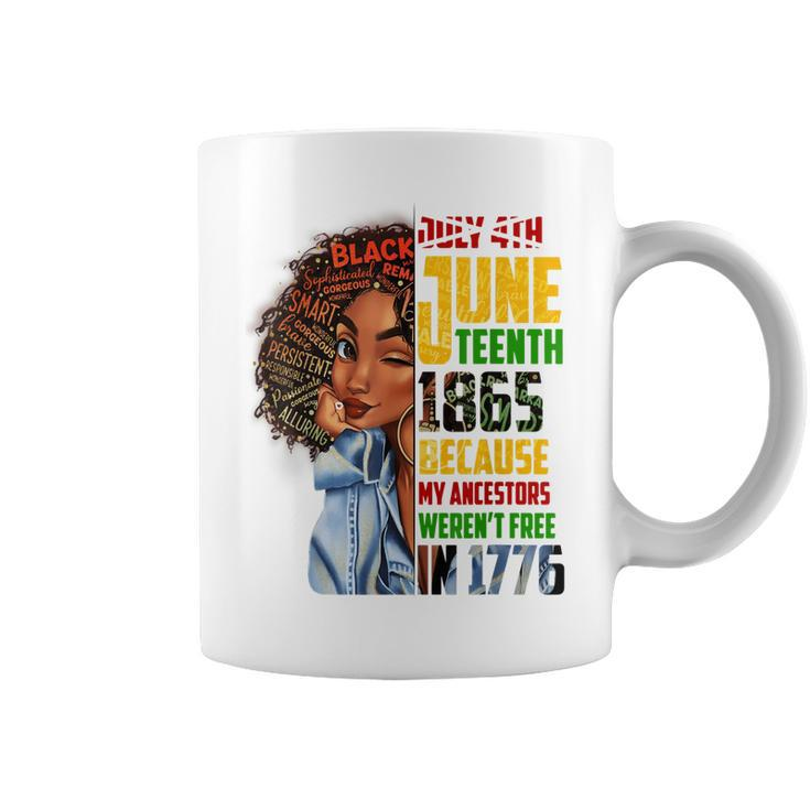 Remembering My Ancestors Junenth Black Freedom 1865 Gift  Coffee Mug