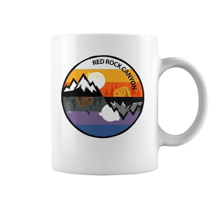 Retro Vintage Red Rock Canyon Souvenir Camping Coffee Mug