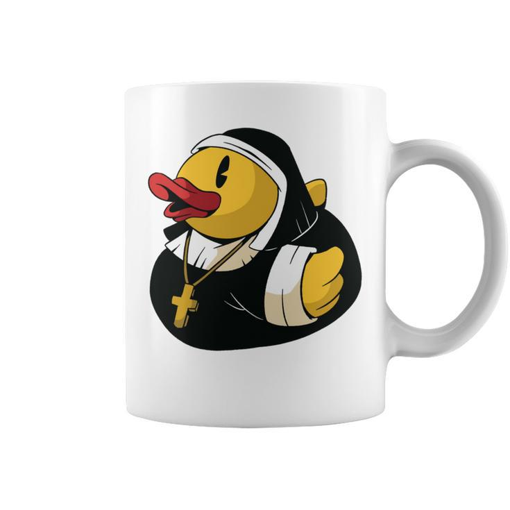Rubber Duck Nun Coffee Mug