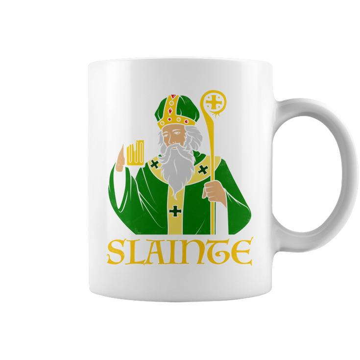 Slainte St Patricks Day Beer Saint Irish Gaelic L Sleeve   Coffee Mug
