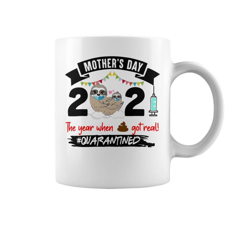 Sloth Mothers Day 2021 The Year When 848 Shirt Coffee Mug