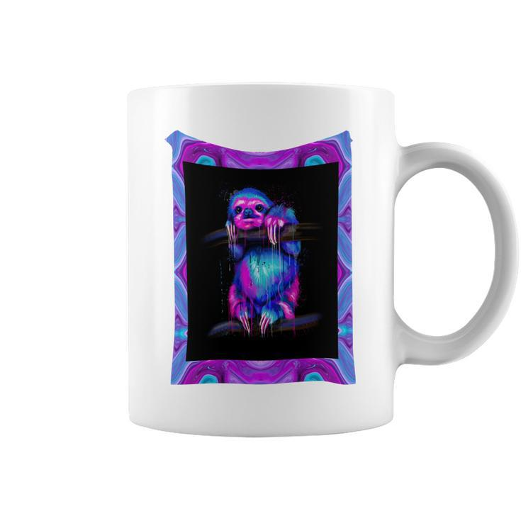 Sloth Watercolor Coffee Mug