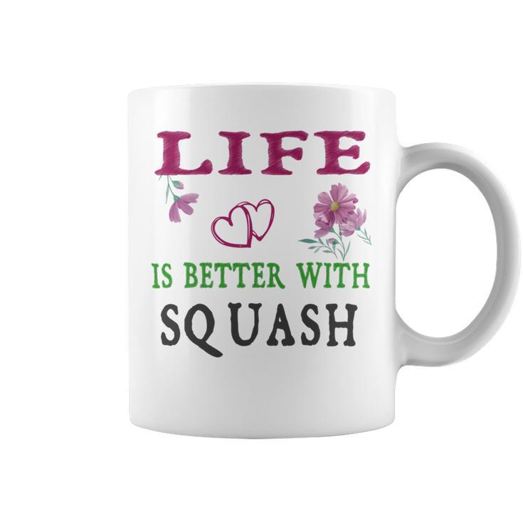 Squash Sport Lover Life Is Better With Squash Coffee Mug