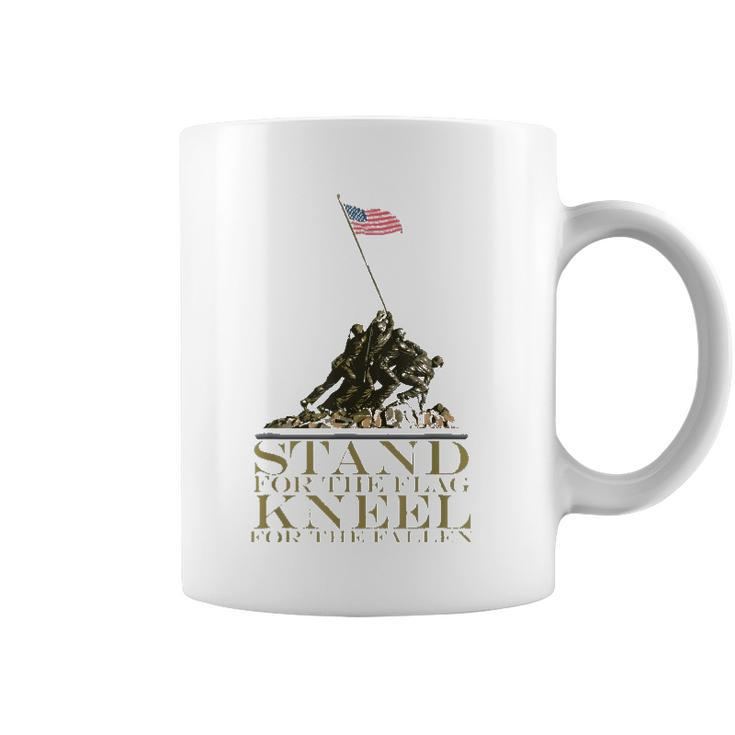 Stand For The Flag Kneel For The Fallen Patriotic Coffee Mug