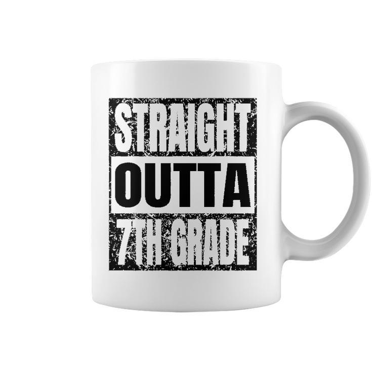 Straight Outta 7Th Grade Graduation Gifts Grad Class 2022 Education Coffee Mug