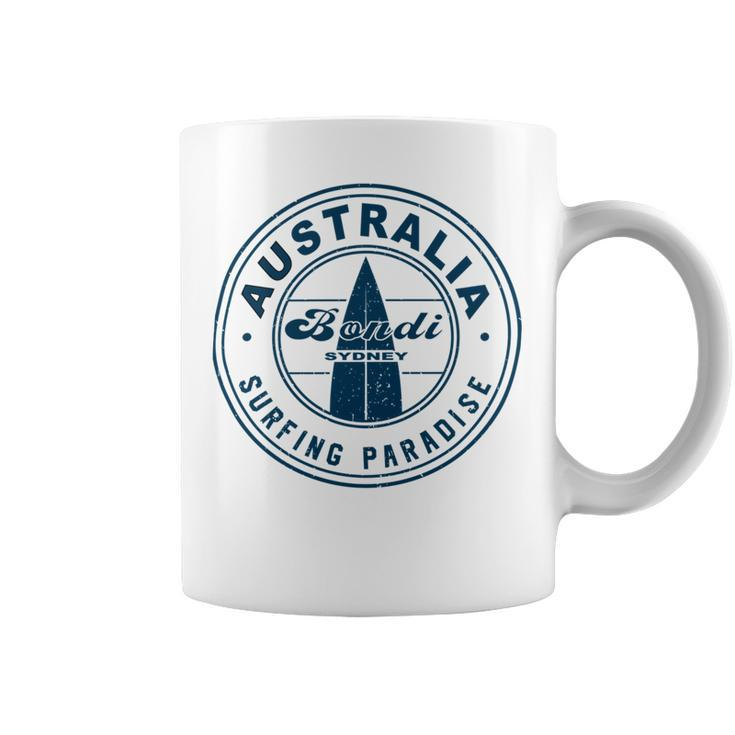Surfing Paradise Bondi Sydney Australia Coffee Mug