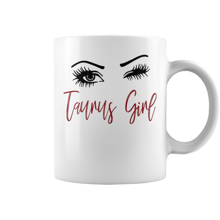 Taurus Girl Gift   Taurus Girl Wink Eyes Coffee Mug