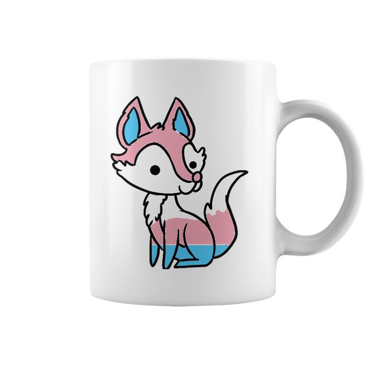 Trans Pride Fox Transgender Pride  Coffee Mug