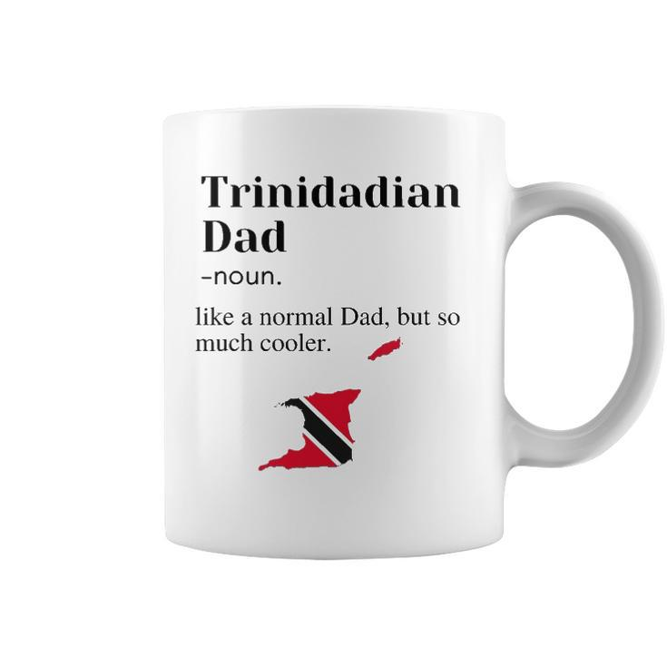 Trinidad And Tobago Pride Flag Dad Fathers Day Father Trini Coffee Mug