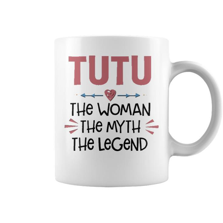 Tutu Grandma Gift   Tutu The Woman The Myth The Legend Coffee Mug