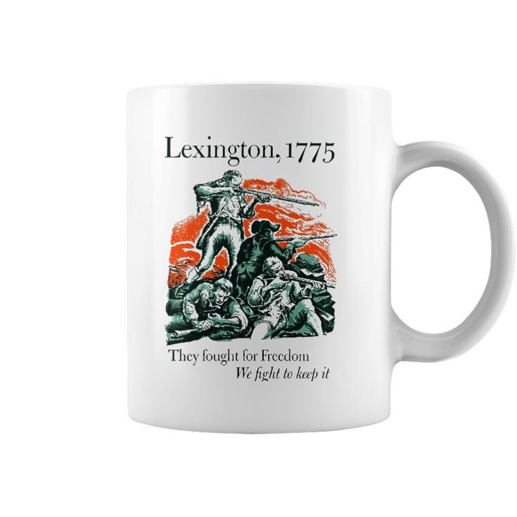Usa Patriotic Vintage Battle Of Lexington Revolutionary War Coffee Mug