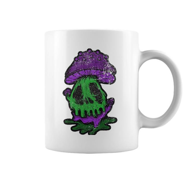 Vintage Psychedelic Monster Mushroom Halloween Trip Costume Coffee Mug