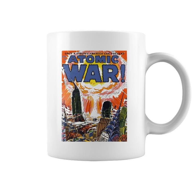 Vintage War Art-Atomic War Comic Book Nuclear War Coffee Mug