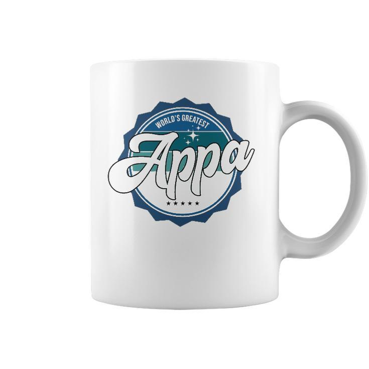 Worlds Greatest Appa Korean Dad Coffee Mug