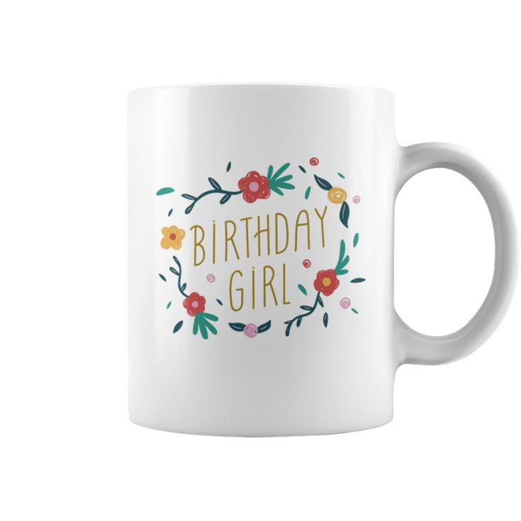 Birthday Girl Floral 1  Coffee Mug