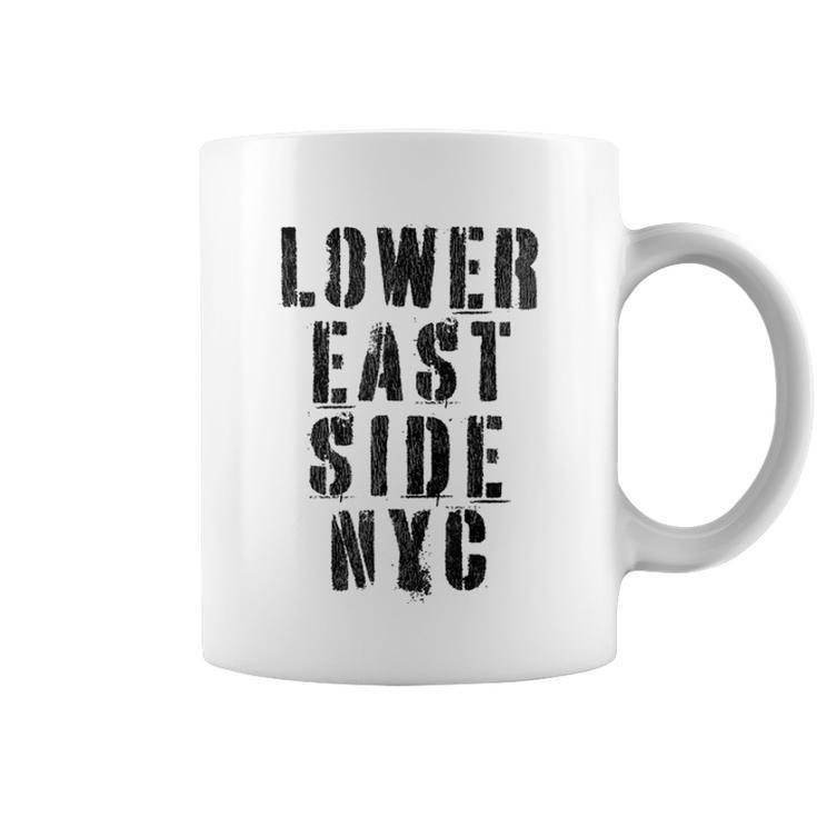 New York NY Stencil W Details  Coffee Mug
