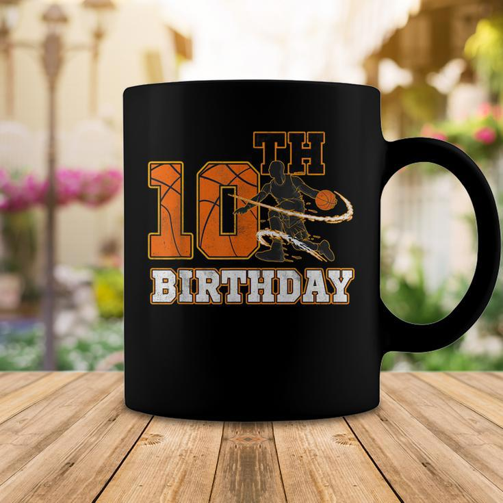 10Th Birthday Basketball Kids Boys Men Sport Lovers Coffee Mug Funny Gifts