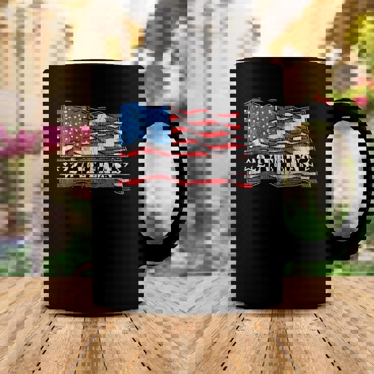 22 Veterans A Day Commit Suicide Ptsd Patriotic Usa Flag Coffee Mug Unique Gifts