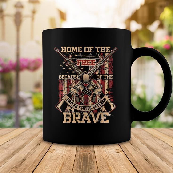 4Th Of July Military Home Of The Free Because Of The Brave Coffee Mug Unique Gifts