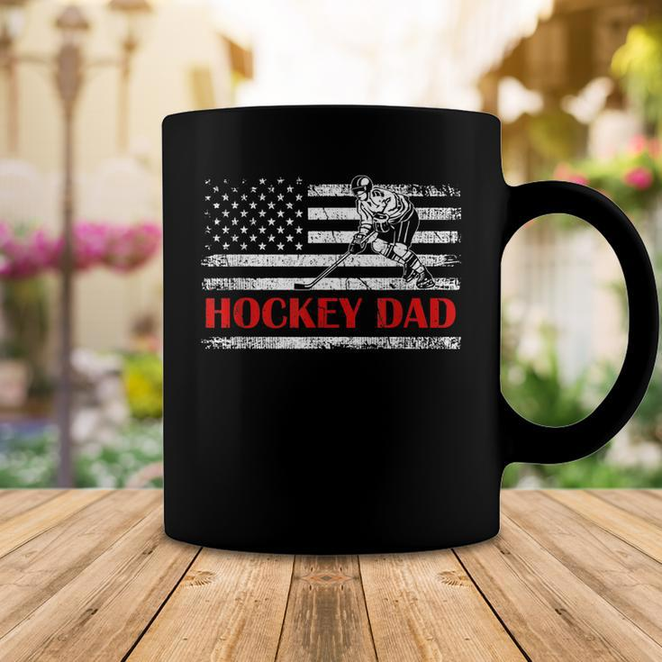 4Th Of July Us Flag Hockey Dad Gift For Fathers Day Coffee Mug Funny Gifts