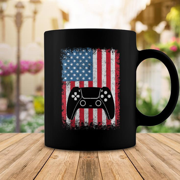 4Th Of July Video Game Gamer Kids Boys Men Usa Coffee Mug Unique Gifts