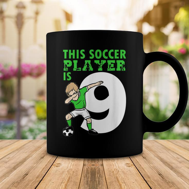 9Th Birthday Soccer Lover 9 Year Old Soccer Player Costume Coffee Mug Funny Gifts