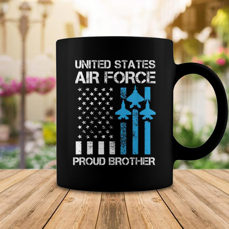 Air Force Us Veteran | Proud Air Force Brother 4Th Of July Coffee Mug Funny Gifts