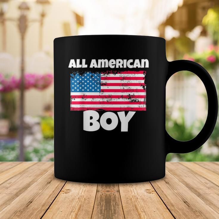 All American Boy Usa Flag Distressed 4Th Of July Coffee Mug Unique Gifts